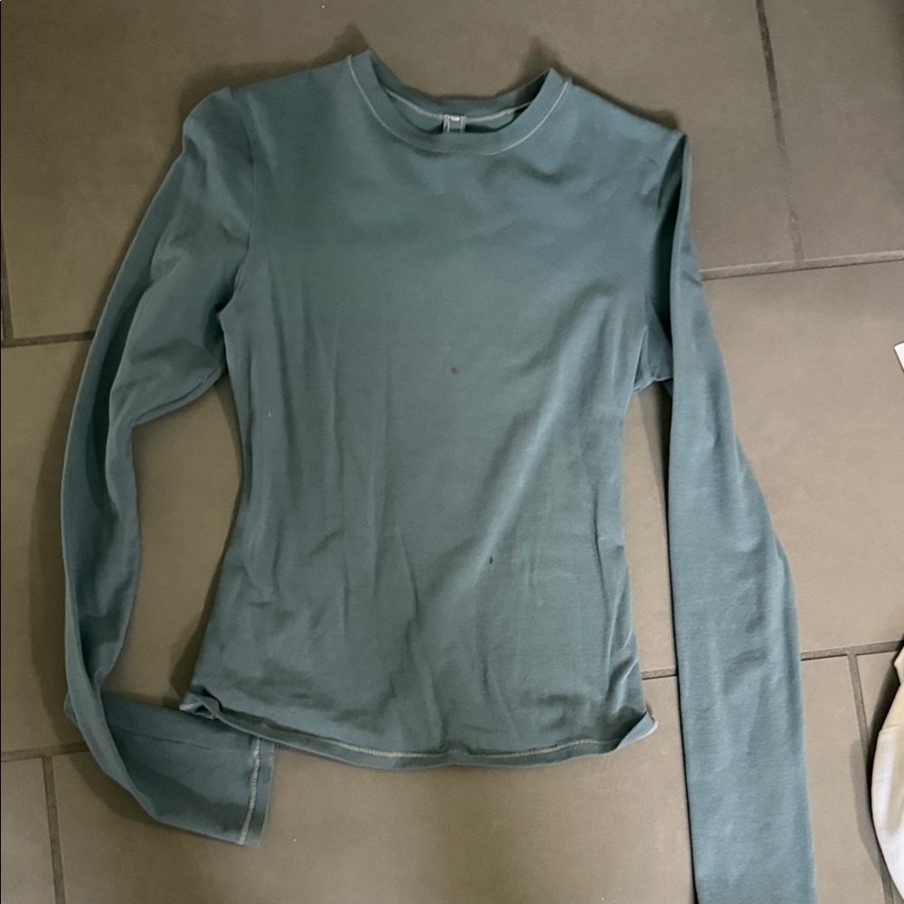 Women's Long Sleeve Top - Blue skims size S
